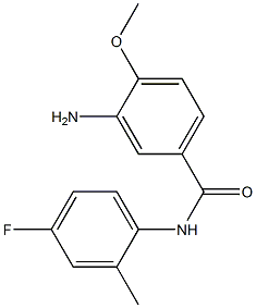 3-amino-N-(4-fluoro-2-methylphenyl)-4-methoxybenzamide Structure