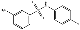 3-amino-N-(4-iodophenyl)benzene-1-sulfonamide Struktur