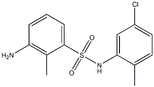 3-amino-N-(5-chloro-2-methylphenyl)-2-methylbenzene-1-sulfonamide