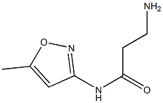 3-amino-N-(5-methylisoxazol-3-yl)propanamide