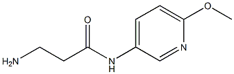  3-amino-N-(6-methoxypyridin-3-yl)propanamide