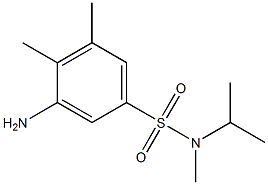 3-amino-N,4,5-trimethyl-N-(propan-2-yl)benzene-1-sulfonamide Structure
