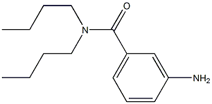 3-amino-N,N-dibutylbenzamide Structure