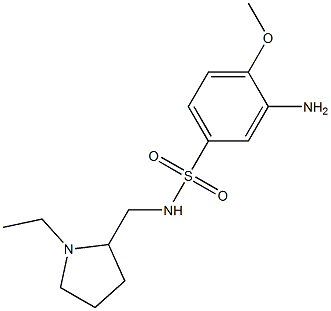 3-amino-N-[(1-ethylpyrrolidin-2-yl)methyl]-4-methoxybenzene-1-sulfonamide