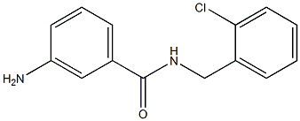  3-amino-N-[(2-chlorophenyl)methyl]benzamide