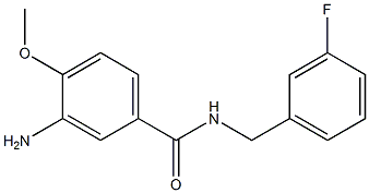 3-amino-N-[(3-fluorophenyl)methyl]-4-methoxybenzamide