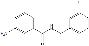  3-amino-N-[(3-fluorophenyl)methyl]benzamide