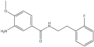  3-amino-N-[2-(2-fluorophenyl)ethyl]-4-methoxybenzamide