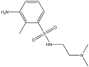 3-amino-N-[2-(dimethylamino)ethyl]-2-methylbenzene-1-sulfonamide