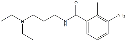 3-amino-N-[3-(diethylamino)propyl]-2-methylbenzamide Structure