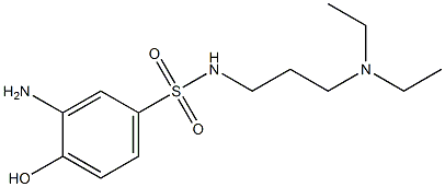 3-amino-N-[3-(diethylamino)propyl]-4-hydroxybenzene-1-sulfonamide