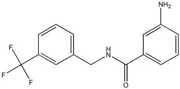 3-amino-N-{[3-(trifluoromethyl)phenyl]methyl}benzamide