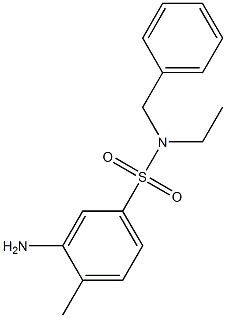 3-amino-N-benzyl-N-ethyl-4-methylbenzene-1-sulfonamide