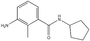 3-amino-N-cyclopentyl-2-methylbenzamide Structure