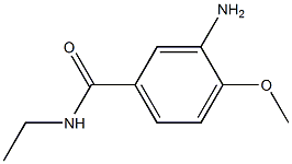 3-amino-N-ethyl-4-methoxybenzamide Structure