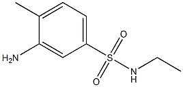 3-amino-N-ethyl-4-methylbenzene-1-sulfonamide,,结构式