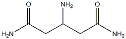 3-aminopentanediamide Struktur
