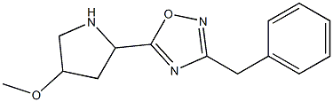 3-benzyl-5-(4-methoxypyrrolidin-2-yl)-1,2,4-oxadiazole