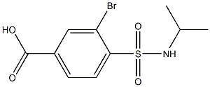 3-bromo-4-(propan-2-ylsulfamoyl)benzoic acid Structure