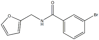 3-bromo-N-(2-furylmethyl)benzamide,,结构式