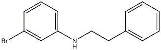 3-bromo-N-(2-phenylethyl)aniline,,结构式