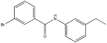 3-bromo-N-(3-ethylphenyl)benzamide,,结构式