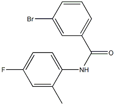 3-bromo-N-(4-fluoro-2-methylphenyl)benzamide