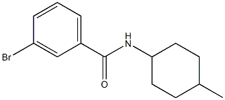 3-bromo-N-(4-methylcyclohexyl)benzamide Struktur