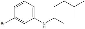3-bromo-N-(5-methylhexan-2-yl)aniline Struktur