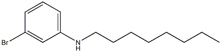 3-bromo-N-octylaniline Structure