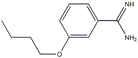 3-butoxybenzenecarboximidamide 结构式