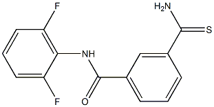 3-carbamothioyl-N-(2,6-difluorophenyl)benzamide|