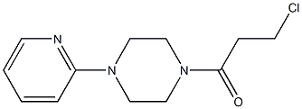 3-chloro-1-[4-(pyridin-2-yl)piperazin-1-yl]propan-1-one Structure