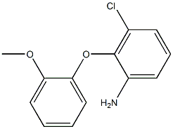  3-chloro-2-(2-methoxyphenoxy)aniline