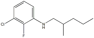  3-chloro-2-fluoro-N-(2-methylpentyl)aniline