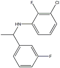  3-chloro-2-fluoro-N-[1-(3-fluorophenyl)ethyl]aniline