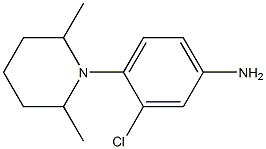  3-chloro-4-(2,6-dimethylpiperidin-1-yl)aniline