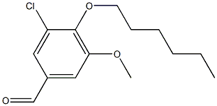 3-chloro-4-(hexyloxy)-5-methoxybenzaldehyde|