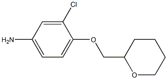 3-chloro-4-(oxan-2-ylmethoxy)aniline Structure