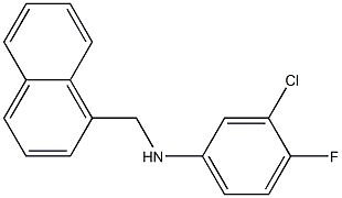 3-chloro-4-fluoro-N-(naphthalen-1-ylmethyl)aniline