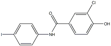 3-chloro-4-hydroxy-N-(4-iodophenyl)benzamide Structure