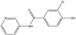 3-chloro-4-hydroxy-N-(pyridin-3-yl)benzamide Structure