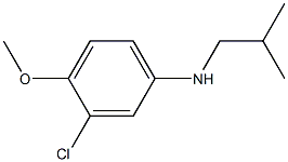  3-chloro-4-methoxy-N-(2-methylpropyl)aniline