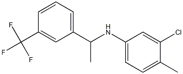 3-chloro-4-methyl-N-{1-[3-(trifluoromethyl)phenyl]ethyl}aniline