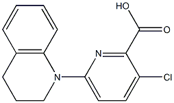 3-chloro-6-(1,2,3,4-tetrahydroquinolin-1-yl)pyridine-2-carboxylic acid