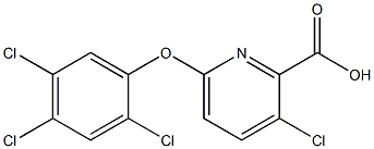 3-chloro-6-(2,4,5-trichlorophenoxy)pyridine-2-carboxylic acid 结构式