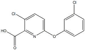 3-chloro-6-(3-chlorophenoxy)pyridine-2-carboxylic acid