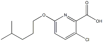 3-chloro-6-[(4-methylpentyl)oxy]pyridine-2-carboxylic acid