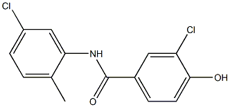 3-chloro-N-(5-chloro-2-methylphenyl)-4-hydroxybenzamide Structure