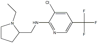 3-chloro-N-[(1-ethylpyrrolidin-2-yl)methyl]-5-(trifluoromethyl)pyridin-2-amine Structure